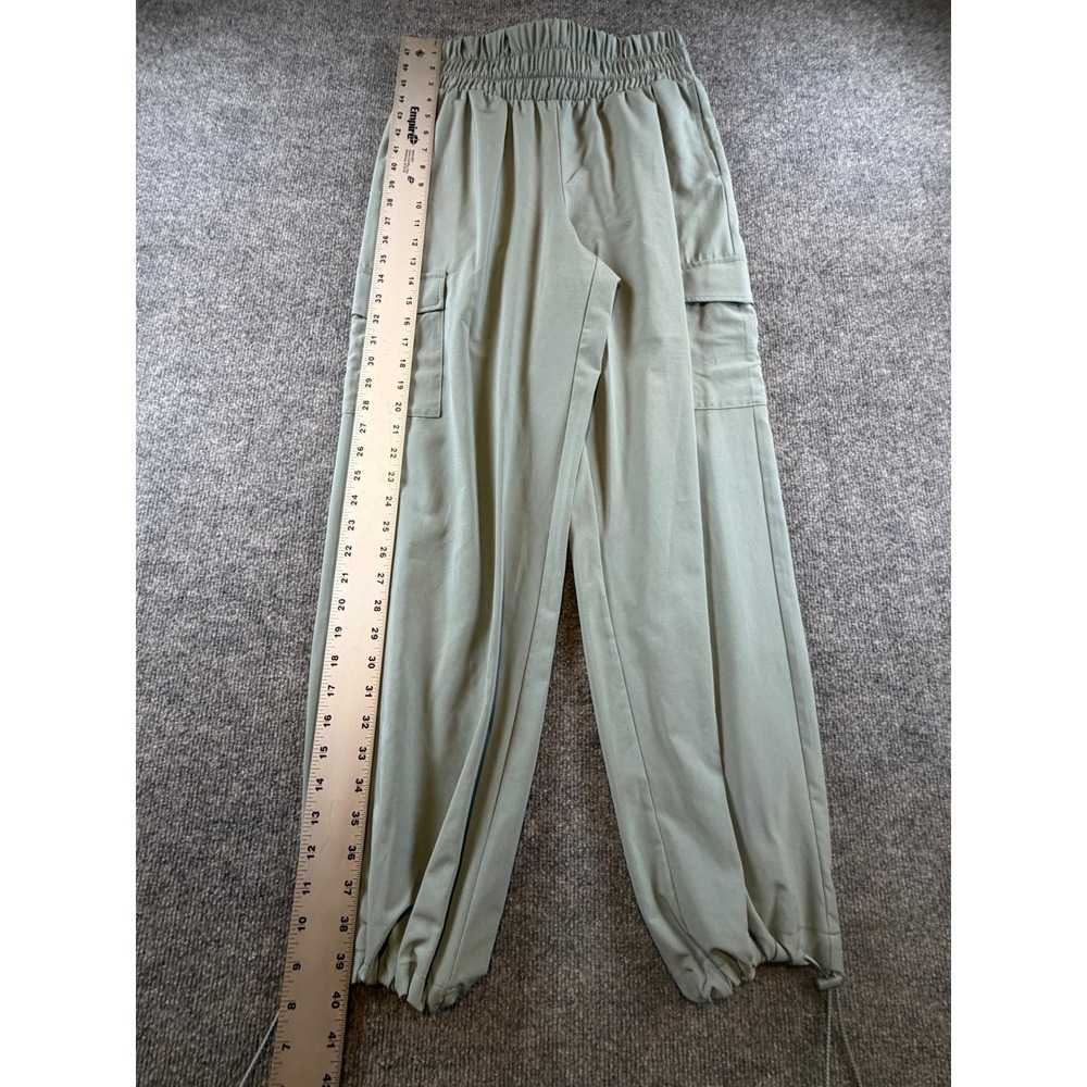 Z by Zella Sage Green 2 Piece Set Long Zip Jacket and Cargo Pants Small - Picture 7 of 10